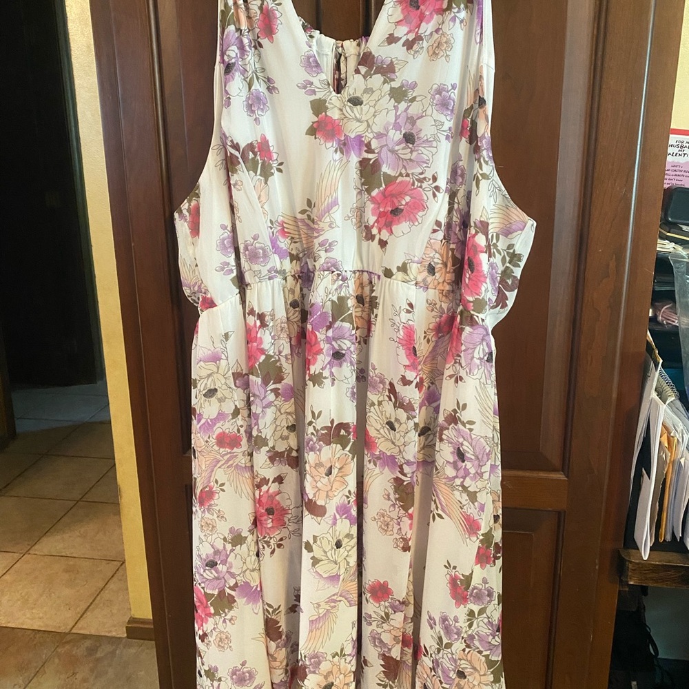 Torrid Floral Sleeveless Dress